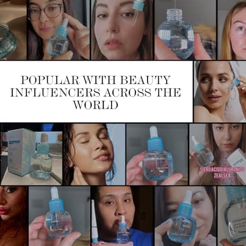 ZealSea Hyaluronic Acid Serum for Face, Hydrating Microneedling Serum, EWG Certified for Sensitive Skin, Vegan Fragrance Free Non-Comedogenic Absorb Quickly, Pure Hyaluronic Acid Anti-Aging 1 Oz - Thumbnail 6