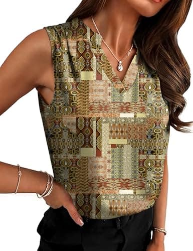 Rapbin Satin Blouse Plus Size Boho Tops Ladies Camisoles Tops V Neck Long Sleeve Shirts for Women Work Clothes Casual XXL - Image 1