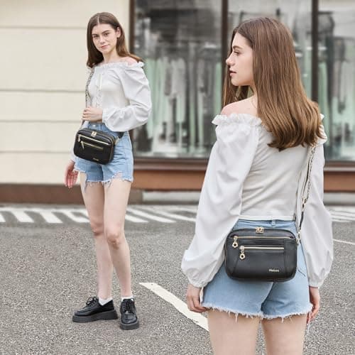 Crossbody Purse for Women Small Crossbody Bags Trendy Vegan Leather with Adjustable Shoulder Straps Mothers Wife Mom Gifts - Thumbnail 3