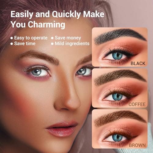 Eyebrow & Eyelash Color Kit, Professional Lash & Brow Color Kit, 7ml, Brown - Thumbnail 2