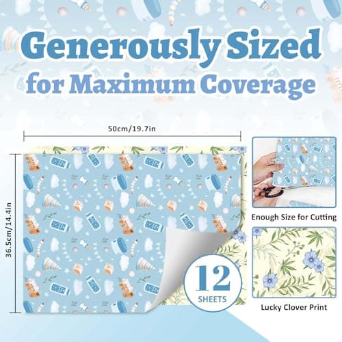 STRN Drawer Liners for Dresser, Linen & Baby Powder Scented Fragrant Drawer Liner 12 Sheets, Non-Adhesive Drawer Paper Liner for Bedroom Shelf Closet, Shoe Chest - Thumbnail 4