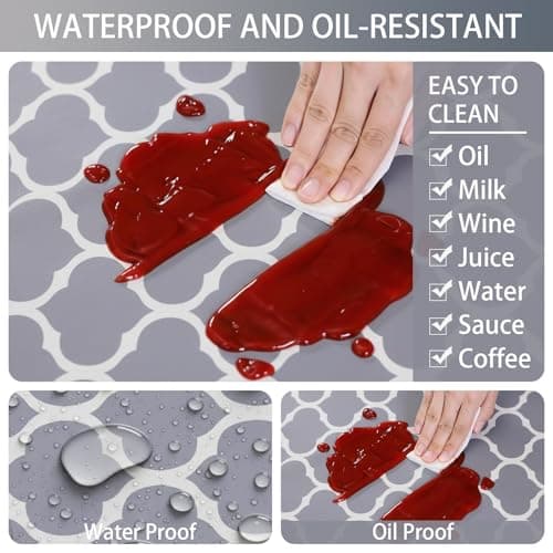 memKiya Fitted Waterproof Picnic Table Cover with Bench Covers Elastic Polyester 72In Camping Tablecloths for 6Foot Rectangle Tables Summer Fall Glamping Roadtrip Stuff Festival Vacation Items Gift - Thumbnail 3