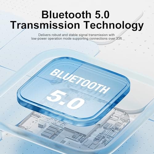 Computer Speaker for Desktop,Rechargeable PC Speaker,Small Computer Soundbar with Stereo & Bass,3.5mm Aux-in,Bluetooth,TF Port,Loud Volume for Web Conferences,Teacher,Music (Pink) - Thumbnail 5