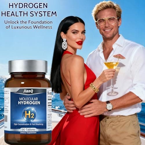 Hydrogen Water Tablets - Molecular Hydrogen Tablets for Drinking Water, Unflavored 12 PPM H2 Tabs with Magnesium - 90 Fast-Dissolve Tabs for Energy, Focus & Antioxidant Support - Thumbnail 2