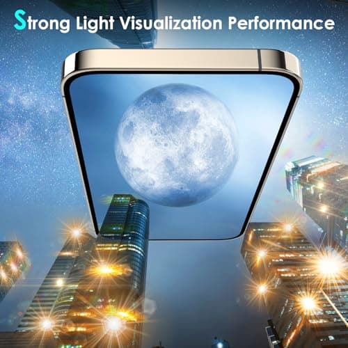 YWXTW Camera Lens Protector for iPhone 15 Pro/iPhone 15 Pro Max, [1 Step Installation Tray] HD Clear Individual Camera Cover Tempered Glass Screen Protector Accessories, Case Friendly(Clear) - Thumbnail 5