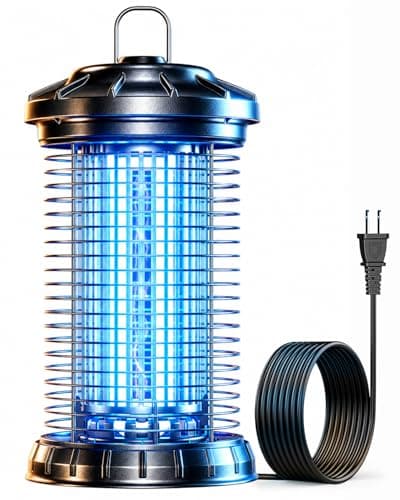 ZammingZap Bug Zapper for Outdoor, 4200V Smart High Voltage with Dual-Wavelength UV, CO2 Mimic, IPX5 Waterproof Insect Trap for Patio, Backyard, Garden - Image 1