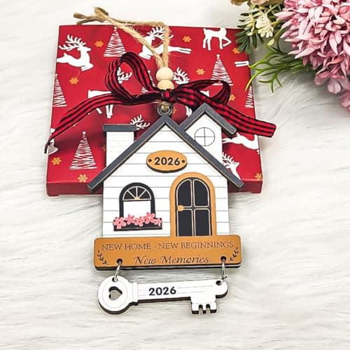 House Warming Gifts New Home, Housewarming Gifts for Women, Couple, Homeowners, House Gift Ideas - New Home Ornament 2026, First Home Ornament 2026 - Thumbnail 4