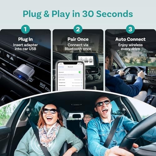OTTOCAST Mini Nova, 2 in 1 New Gen Wireless Carplay & Android Auto Adapter, Plug & Play, Auto Reconnect USB Dongle, Compatible with OEM Wired Carplay/Android Auto Cars - Thumbnail 5