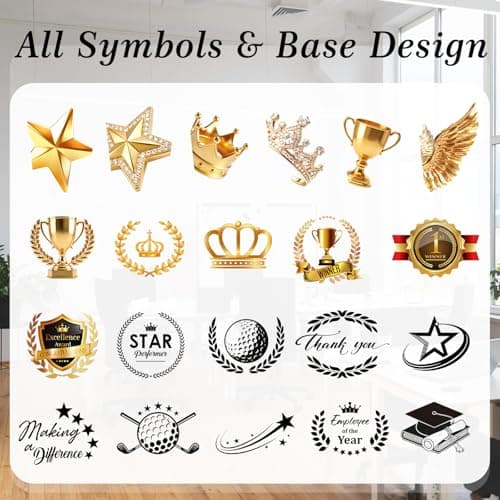 Custom Crystal Trophy Award, Personalized Trophy with Photo Text Logo, Award Trophy for Employee, Graduation Gifts, Employee of the Month, Teacher Appreciation Gifts, 1st Place Trophy (Style2) - Thumbnail 3