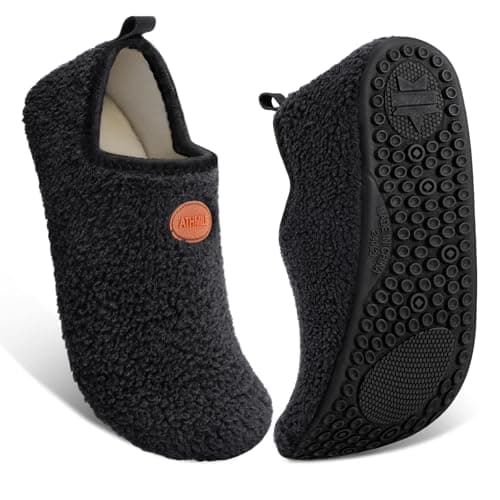 ATHMILE House Slippers for Women Men Lightweight Barefoot Slippers Non-Slip Indoor Outdoor Slipper Socks Cozy Slip-on House Shoes for Home Travel Yoga Camping Hospital Gifts for Women Men - Image 1