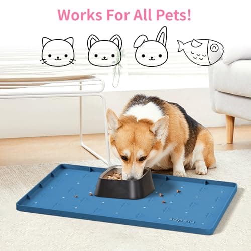 Sdpeia Under Sink Mat 22"×14" Waterproof Silicone Cabinet Liner & Sink Protector for Kitchen & Bathroom, Multi-Purpose Organizers Tray for Pets, Laundry, Cat Litter Mat - Thumbnail 4