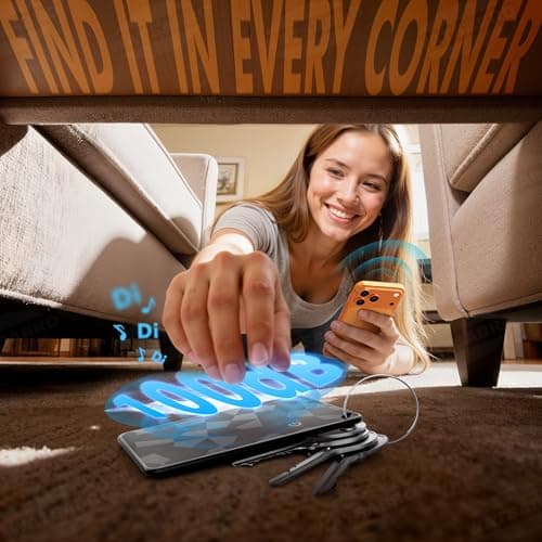 Wallet Tracker Card for iOS & Android, 6-13 Year Battery Slim Bluetooth Smart Card, Credit Card Size Smart GPS for Wallet Passport, Works with Apple Find My & Google Find Hub, Wireless Charging (1) - Thumbnail 6