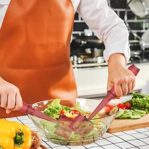 Meat Chopper for Hamburger, Premium Heat Resistant Masher and Smasher for Ground Beef, Ground Turkey and More, Nylon Ground Beef Chopper Tool and Meat Fork, Non Stick Mix Chopper (red (color)) - Thumbnail 6