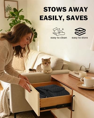 Cat Backpack Carrier with Detachable Round Play Tunnel, 2 in 1 Expandable Cat Backpack with Breathable Mesh,Cat Carrying Backpack for Cat 17lbs & Small Dog 13lbs,Black. - Thumbnail 4