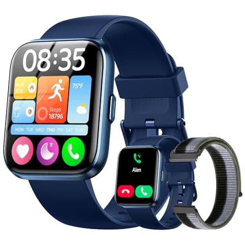 Smart Watches for Men (Android & iPhones), 1.85" HD Alexa Built-in Smart Wacth With Heart Rate Monitor, Sleep/Step Tracker, 120+ Sport Modes Fitness Tracker Watch for Women, IP68 Waterproof Watch - Image 1