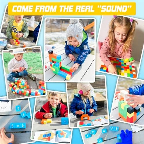 48PCS Magnetic Blocks for Toddlers Outdoor Toys, Large Magnetic Cube Toy for Sensory Montessori Education Preschool Magnet Toys for 3 4 5 6 Year Old Boys and Girls - Thumbnail 4