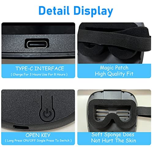 Depointer Life LED Mask Light up Masks With Gesture Sensing, Cool Toys Masks Teen Boys Gifts for Halloween Christmas Birthday -Rechargeable Mask - Thumbnail 3