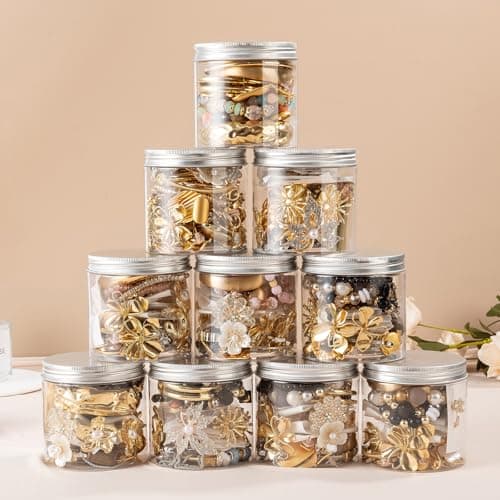 BHDJSHX Gold Jewelry Blind Box, Assorted Mystery Jewelry Set with Bangles, Rings, Brooches, and More (Gold) - Thumbnail 5