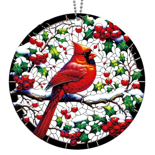 Cardinal Christmas Ornaments, Red Cardinals for Christmas Tree, Beautiful Classy Nature Birds Cardinals Decor, Cardinal Gifts for Women - Image 1