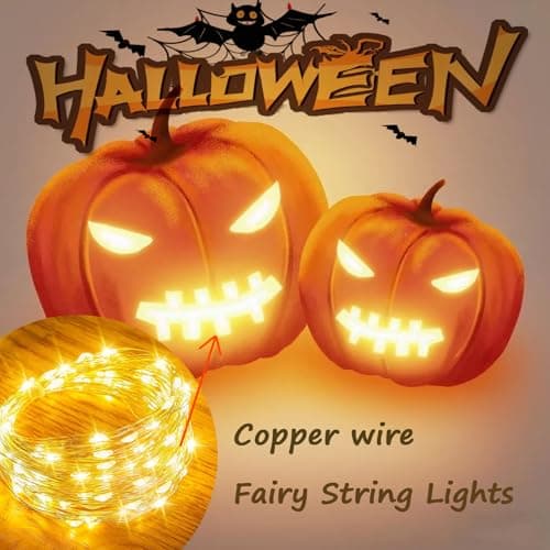 AurNyvaMay 6 Pack Fairy String Lights with Timer, 2AA Battery Operated, IP65 Waterproof, 20 Warm White LED Copper Wire for Indoor Outdoor Decor - Thumbnail 2