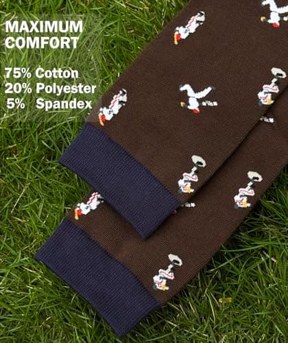 Frepstudio Funny Baseball Socks for Men 2 Pairs Set- Baseball Mad Novelty Socks Gift for Teen Boys Husband Dad, Christmas Birthday Valentines Father’s Day Gifts-,Size 9-12 - Thumbnail 5