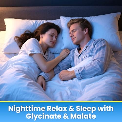 2 Pack Magnesium Complex for Women and Men 4-in-1 Magnesium Glycinate, Citrate, Malate, Taurate - Magnesium Supplement for Relaxation, Sleep & Focus, 60 Days Supply - Thumbnail 6