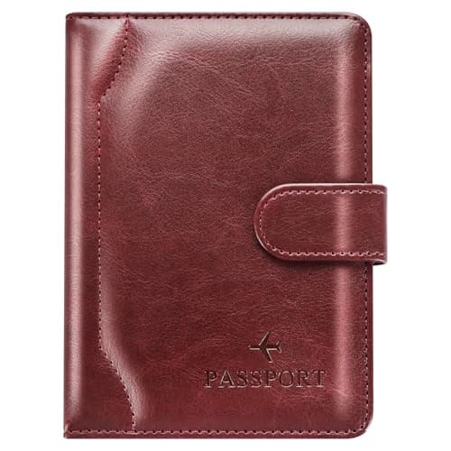 Herain Passport Holder for Travel Cruise Essentials, Passport Cover Wallet Case Women Men, RFID Passports Book Holders Travels Gifts Must Haves Accessories - Image 1