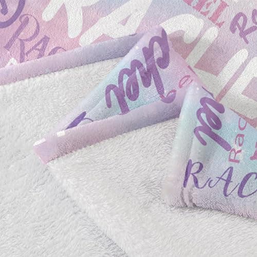 Corissy Ships Next Day, Personalized Blankets and Throws Custom Blanket with Name Customized Flannel Blanket for Kids Christmas Blanket Gifts for Teen Girls Boys - Thumbnail 2