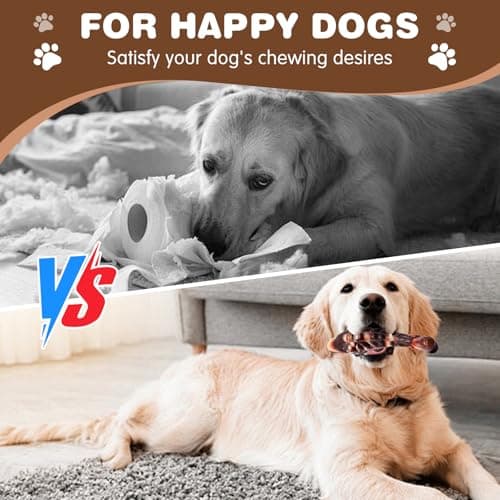 BoYoYo Tough Dog Toys for Aggressive Chewers 2 Pack, Indestructible Dog Toys to Keep Them Busy, Beef Flavor Nylon Dog Chew Toys for Large Dogs - Thumbnail 6