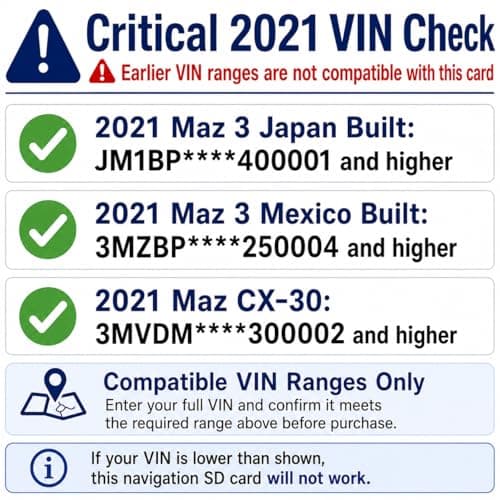 Premium Latest Navigation SD Card, Seamless Map Update for CX-5(2021-23), CX-30(2021-23), 3 Hatch/Sedan(2021-23), CX-9(2021-23), CX-50(2022-23), MX-30(2022-23), USA/CAN/MEX, VIN Check Required - Thumbnail 3