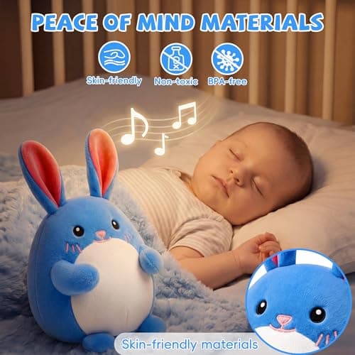 SAIMAND Baby Toys 6-12 Months, Crawling Bunny Baby Toy with 48 Songs & Record Repeat, Interactive Musical Plush Toy for Babies, Rechargeable Dancing Stuffed Animal, Sensory Toy for Toddlers 1-3 - Thumbnail 6