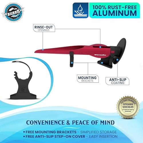 WAVESRX Patented Aluminum Spike Beach Anchor | Ultra-Light Sand Anchor for Boat, Pontoon, PWC, Jet Ski or Kayak | Secure and Effective Watercraft Anchoring Near Shore, Sand-bar or in Shallow Water - Thumbnail 6