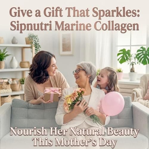 Sipnutri Sakura Collagen Drink - Gift for Mother - Marine Peptides Liquid Shot Hydrolyzed with Cherry Blossom & Mangosteen Extract, Supports Skin Hydration, Hair & Nail Health – 1.69 fl oz x10 - Thumbnail 2
