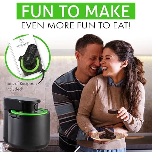 3-In-1 Magical Infuser Machine, Herb Decarboxylator & Gummy Maker. Butter maker Machine for creating Infused Butter, Gummies, Herbal Oil & More. Recipe Book & All Accessories - Thumbnail 5