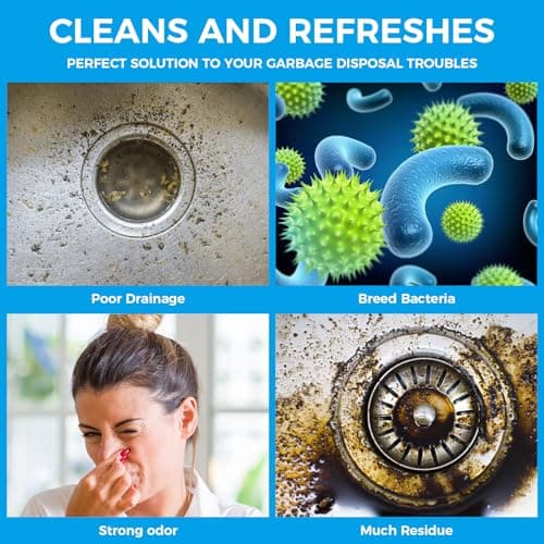 Gihen Garbage Disposal Tablets, Dissolve Grime & Remove Odors, 48pk - Thumbnail 5