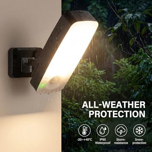 ROVEXO Wireless Motion Sensor Outdoor Light, 10000mAh Rechargeable Battery Wall Light,3-Mode,3CCT Dimmable, Outdoor Security Light with Remote, IP65 Waterproof for Yard Garage Pathway,Fences(1PK) - Thumbnail 5