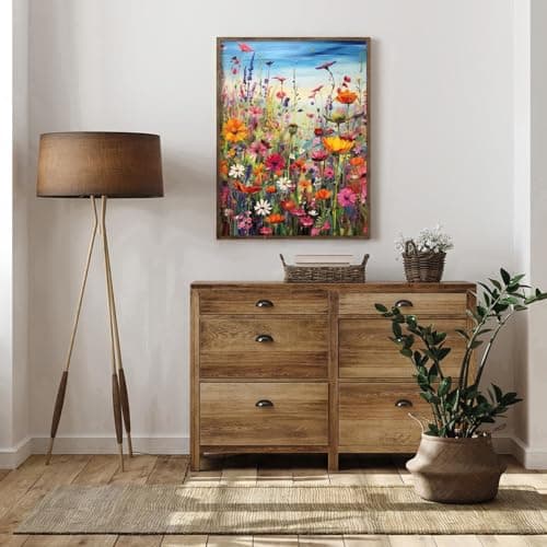 Puzzles for Adults 1000 Pieces, Flowers 1000 Piece Puzzle for Adults, Jigsaw Puzzles 1000 Pieces with Letters On Back Hard Impossible Difficult Challenging Family Puzzle (27.5"X19.6") - Thumbnail 2
