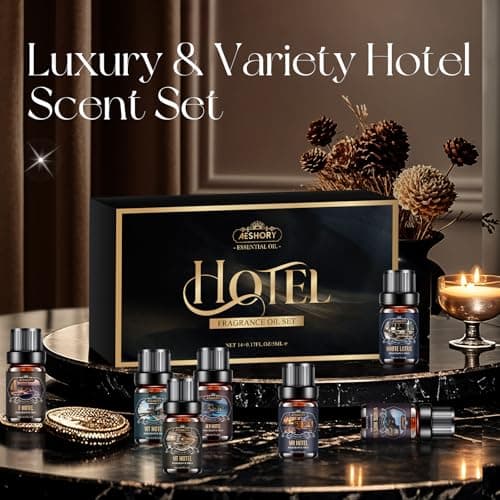 Hotel Diffuser Oils Set - 14Pcs Luxury Fragrance Oil Blend Hotel Scent Essential Oils Set for Diffuser, Soap & Candle Making - Thumbnail 4