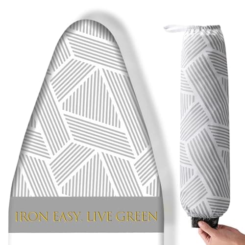 BNDX Eco-Friendly Ironing Board Cover and Pad 18" x 49" – Heat-Resistant, Stain-Proof, Ideal for Home Use, Hotels, College Students – Urban Geometry