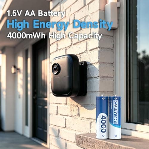 CARRY ANY Rechargeable AA Batteries Lithium 8-Pack 1.5V 4000mWh Long Lasting Double A Batteries with LED Display, Cycle Times Up to 2000 – Fast Charging for Blink Outdoor Cameras & Toys - Thumbnail 5