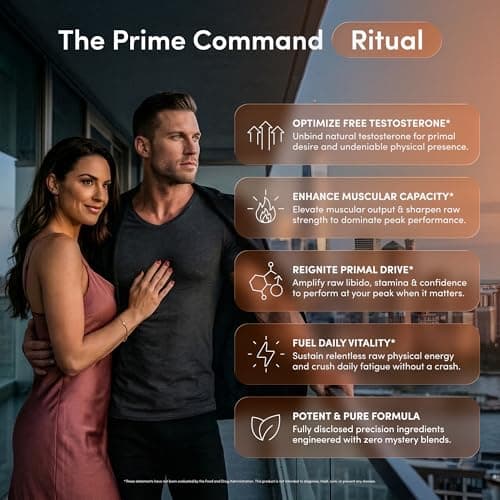 Mens Testosterone Booster & Libido Booster for Men - for Prime Strength, Energy & Vitality with Tongkat Ali, Maca, Zinc & Boron - Premium Mens Testosterone Supplement & Libido Complex - 60 Tablets - Thumbnail 3