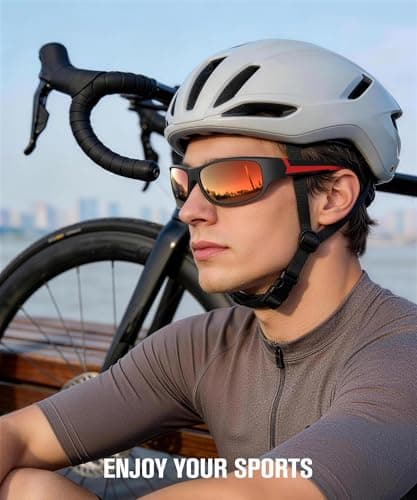 KALIYADI Polarized Sunglasses-for-Men Sports Sunglasses: Mens Sun Glasses with UV400 for Running Fishing Golf - Thumbnail 2
