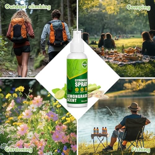 SCENTORINI Citronella Spray, DEET-Free, 6.76 oz (2 Pack), Air Freshener Spray, Plant-Based Essential Oil Spray for Home, Outdoor, Camping, Hiking, Traveling, Fishing - Thumbnail 5