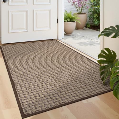 Ileading Non Slip Kitchen Rug, Waterproof Anti Fatigue Cushioned Floor Mat for Kitchen, Durable Entryway Doormat, Dirt Resistant Small Runner Rug with Rubber Backing 23"x35.5" - Thumbnail 2