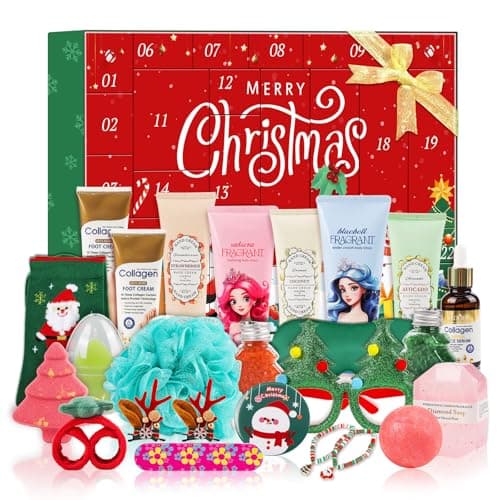 Advent Calendar 2026-24 Days of Luxury Bath & Body Gifts Set, Christmas Countdown Calendar Holiday Gifts, Skincare Beauty Gift Baskets