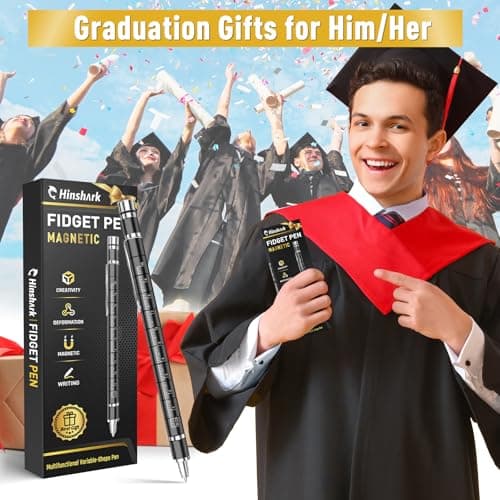 Gifts for Men Fidget Pen, 2026 College Graduation Gift for Him Her Teens, Father Day Gifts from Wife Daughter, Anniversary Birthday Gift for Men Him Husband, Multifunction Pen Cool Stuff Gadgets - Thumbnail 5