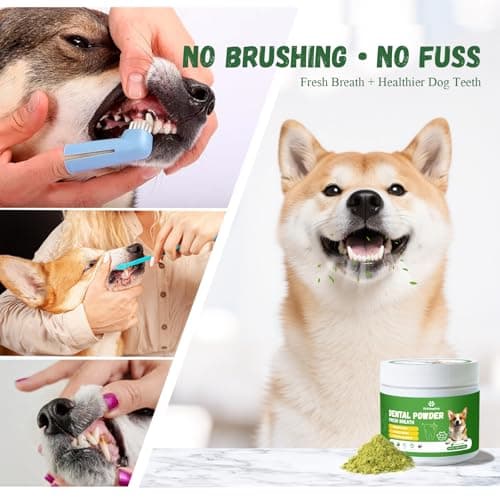 Vetriuntrix Dog Dental Powder, 200g Dental Powder for Dogs Teeth Cleaning and Breath Fresh, Dog Teeth Cleaning Powder with Natural Plants Ingredients and Postbiotics - Thumbnail 5