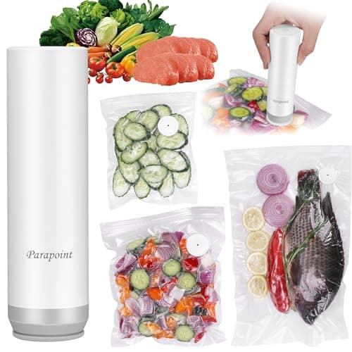 Handheld Vacuum Sealer for Food Powerful Vacuum Sealer Machine,Seal Meal Saver,Portable Food Sealer (Vacuum Sealer Machine + 30 Reusable Vacuum Bags）