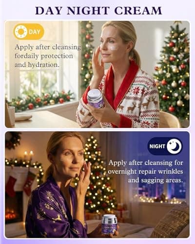 UKVOA Retinol Neck & Face Wrinkle Cream for Women, Neck Cream for Tightening and Firming, Anti Aging Skin Care with Collagen & Hyaluronic Acid, Instant Face Lift Cream 1.7 Fl Oz - Thumbnail 6