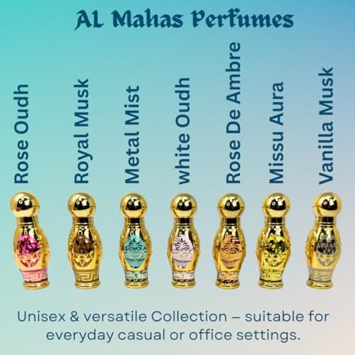 AL MAHAS Jannutul Firdous – 15 ML Roll-On Perfume Oil Unisex Perfumes | Sophisticated Floral, Citrus & Woody Fragrance with Jasmine, Rose, Amber & Musk | Alcohol-Free by ALMAHAS - Thumbnail 5